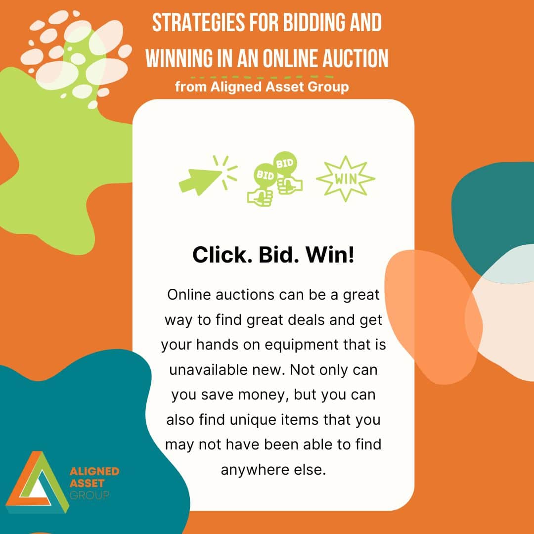 infographic boiling down how to win in an auction